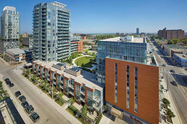 Architectural Project Regent Park projects tiles with Holten Impex Ontario Canada