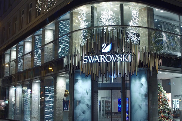 Architectural Project Swarovksi tiles with Holten Impex Canada