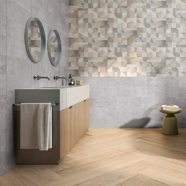 Argenta Nuances Grey bathroom shower floor tile wall decor toronto ontario canada