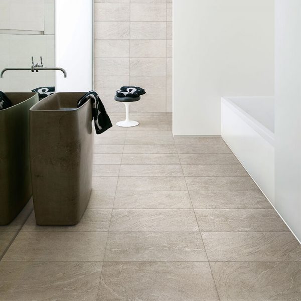 white stone wall tile floor bathroom shower ontario canada