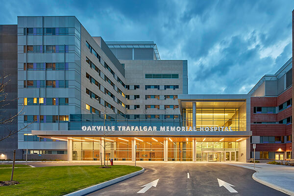 architectural project oakville hospital tiles with Holten Impex ontario canada